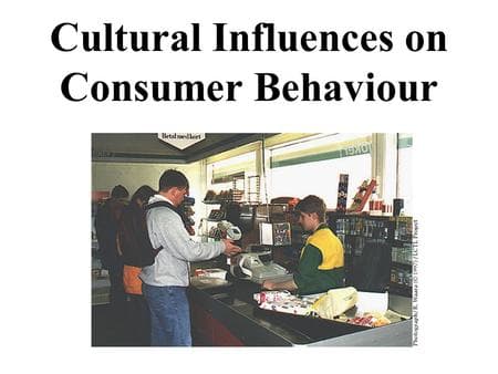 Cultural Influences on the Consumer Assignment