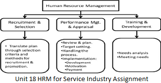 Unit 18 HRM for Service Industry Assignment