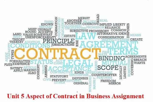 Aspects of Contract Business Assignment Solution 